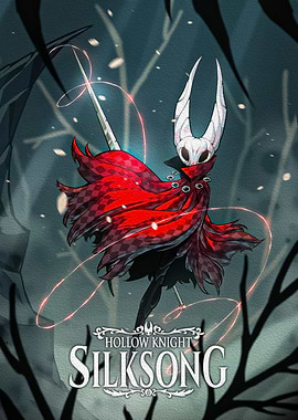Hollow Knight Silksong Hornet Poster