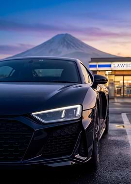 Car R8 with Lawson Mount Fuji