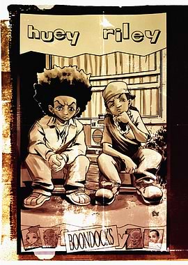 The Boondocks Huey and Riley