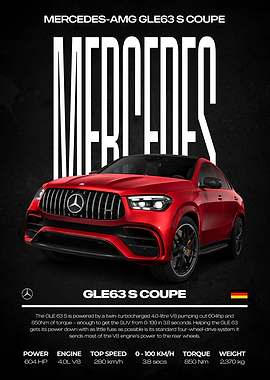Mercedes-AMG GLE63 S Coupe Poster