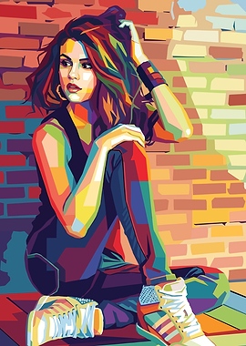 Selena gomez wpap art