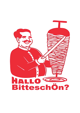 Man with Doner Kebab