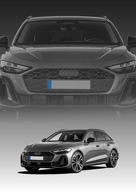 gray Audi A5 Avant 2025