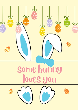 Cute Bunny Easter Greeting