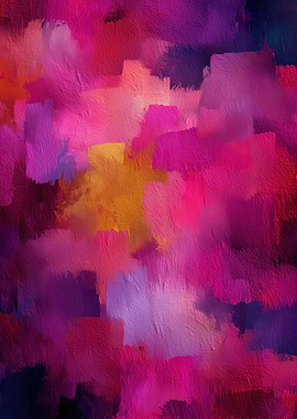 Abstract Brushstroke Painting