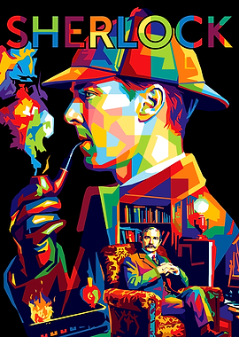 Sherlock Holmes Pop Art