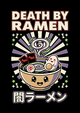 Death by Ramen Cute Ghost Egg