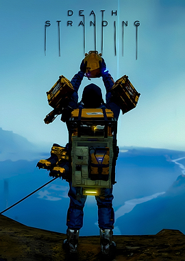 Death Stranding Character Holding Cargo