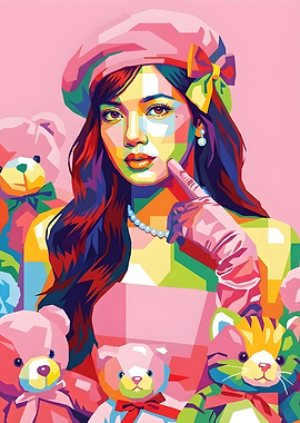 Lisa Blackpink wpap art