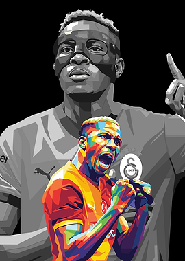 Victor Osimhen WPAP Pop Art