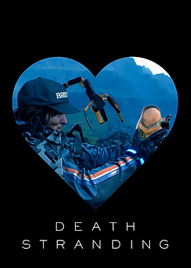 Death Stranding Heart Poster