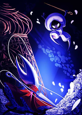 Hollow Knight Characters in Battle