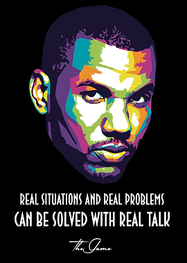 The Game Pop Art Portrait