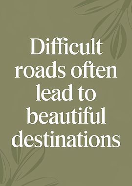 Inspirational Quote on Textured Background