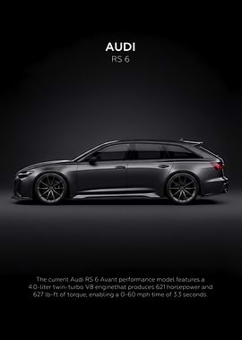 Car RS 6 Dark