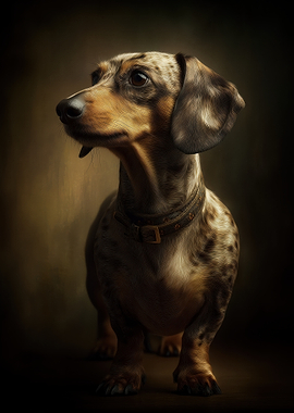 Dachshund Dog Portrait