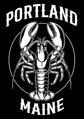Portland Maine Lobster Graphic