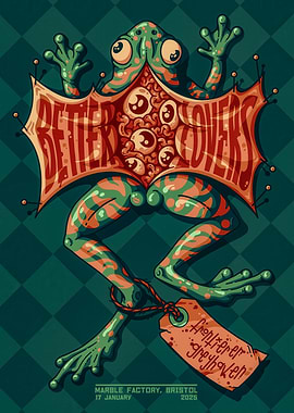 Better Lovers – Alternative Rock Gig Poster