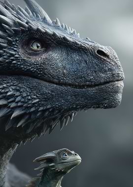 Mother and Baby Dragon