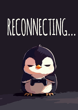 Cute Penguin Reconnecting Humor