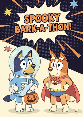 Bluey and Bingo Halloween