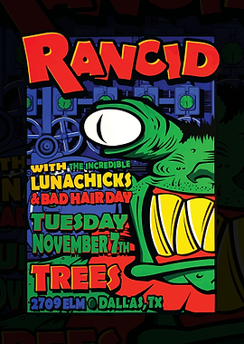 Rancid Concert Poster