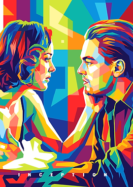 Inception Movie Poster Pop Art