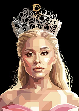 Pop Art Portrait of a Ariana Grande