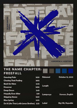 TXT The Name Chapter: Freefall Album Art