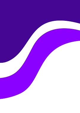 Abstract Purple and White Waves