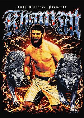 Khamzat Chimaev with Wolves