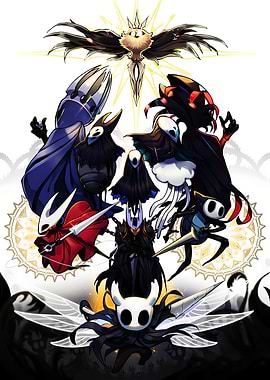 Hollow Knight Characters Gathering