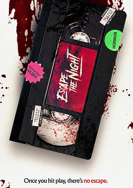 Escape the Night VHS Horror Movie Poster