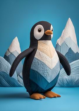 Cute Stuffed Penguin Toy