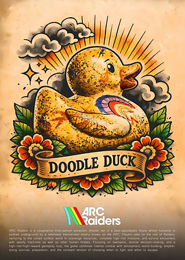 Doodle Duck ARC Raiders Poster
