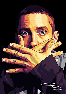 Eminem Pop Art Portrait