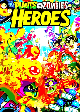 Plants vs Zombies Heroes Cover Art