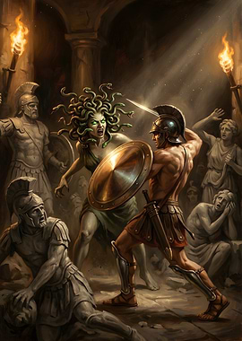 Medusa vs. Perseus Battle