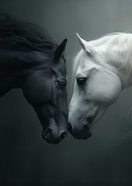 Dual Horse Portrait