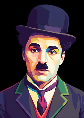 Charlie Chaplin Pop Art