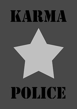 Karma Police Star Badge
