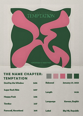 TXT The Name Chapter: Temptation Album Art