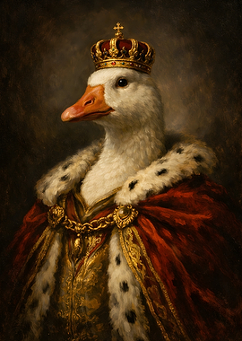 Royal Goose Portrait