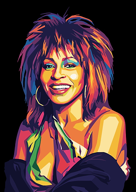 Tina Turner Pop Art Portrait