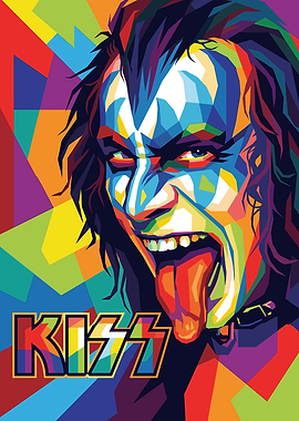 Gene Simmons KISS Pop Art