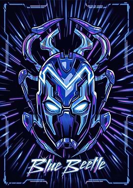 Blue Beetle Sci-Fi Mask