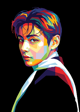 Taehyung of BTS Pop Art