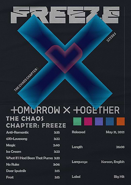 TXT The Chaos Chapter: Freeze Album Art