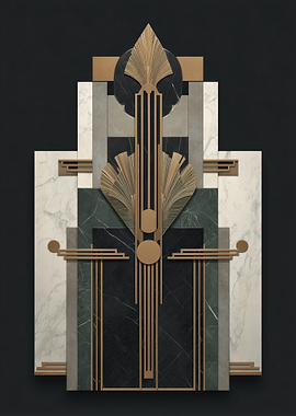 Art Deco Geometric Pattern