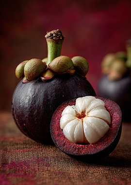 Fresh Mangosteen Fruit